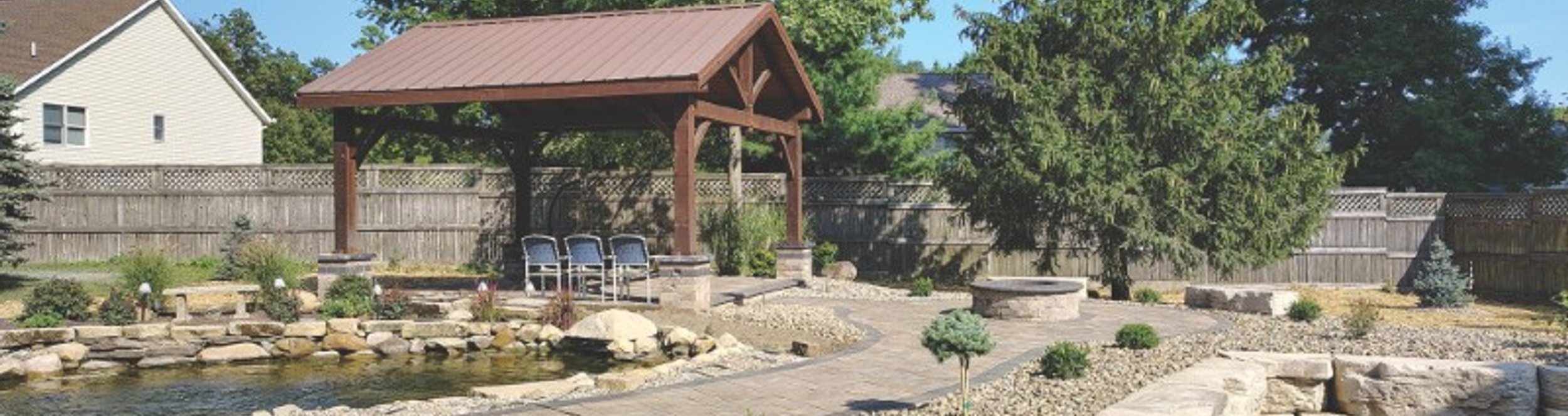 landscaping project in Northeast Ohio