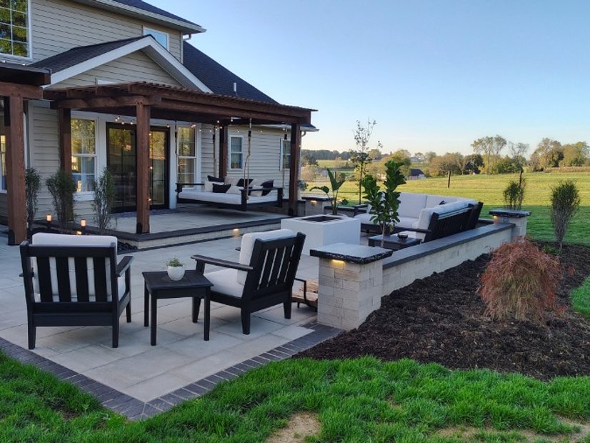 custom fire pit near Akron Ohio