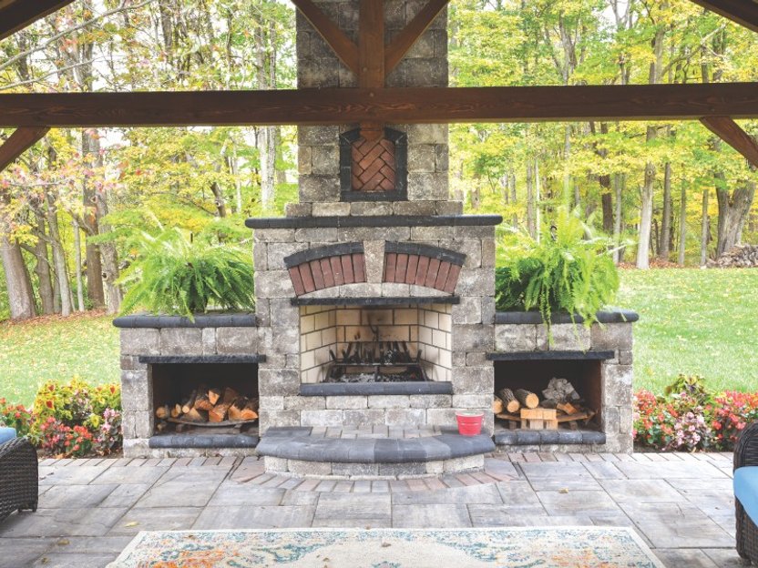 Patio and outdoor living area installation in Northeast Ohio