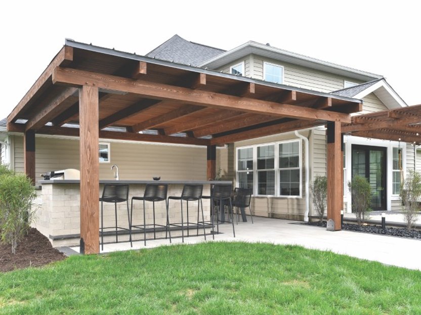 Paver patio and walkway project in Medina Ohio