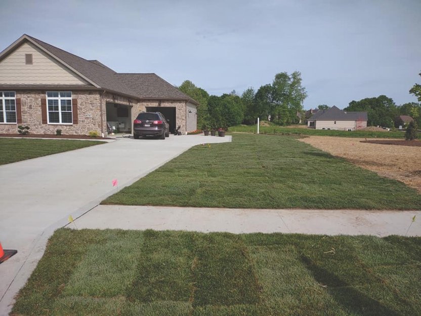 Outdoor living project with landscape design in Northeast Ohio