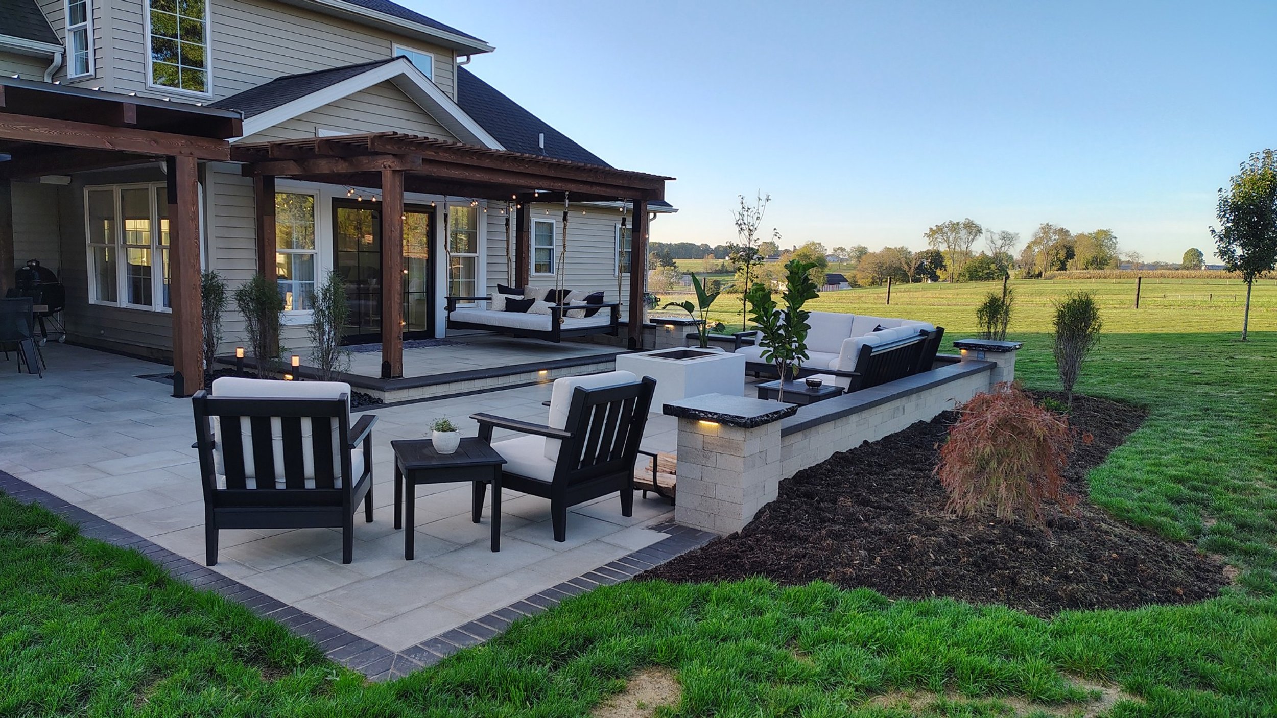 custom hardscaping project by Mersa Landscape and Design in Northeast Ohio