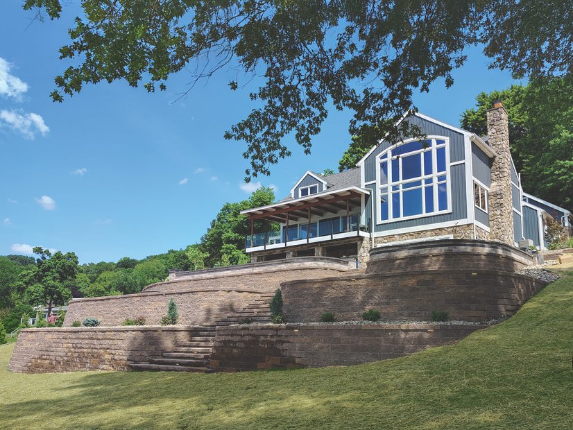 block retaining wall Northeast Ohio