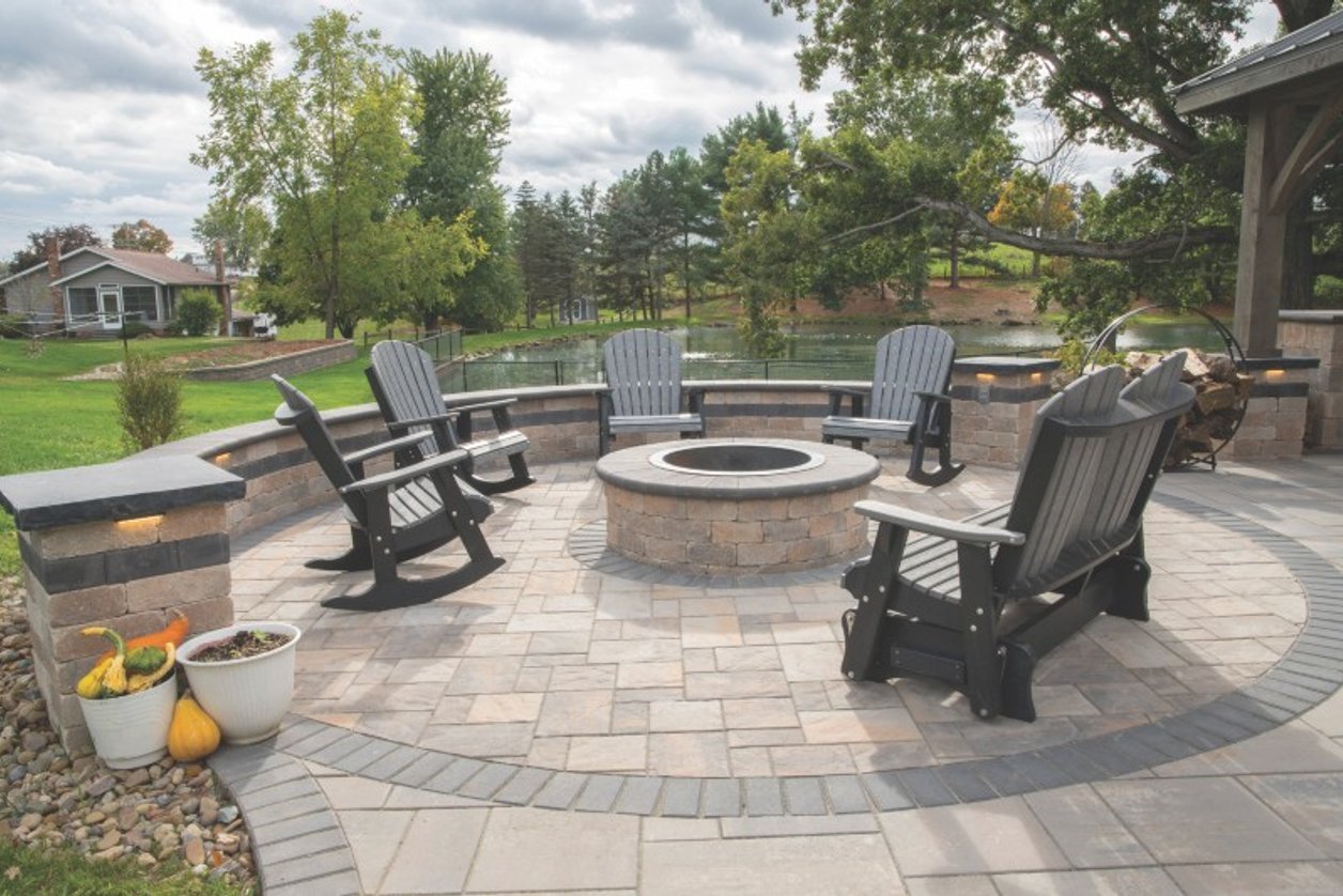 completed landscape project matching the 3D rendering